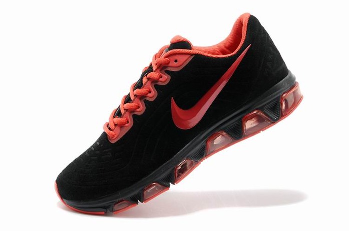 Nike Air Max 2015 Chaussures Hommes fourrure rouge sur la vente Noir Rouge (1)